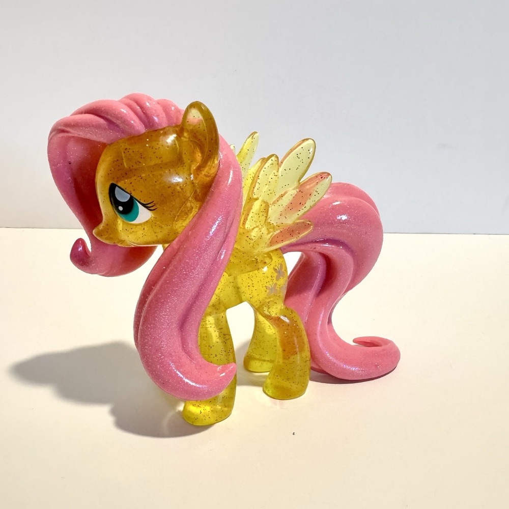 My‎ Little Pony Fluttershy Funko Clear Glitter Variant Vinyl Figure 5" No Box